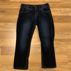 Silver suki mid jean capris